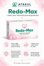Redo-Max L-Sistein, Taurin ve Vitamin B6 İçeren Takviye Edici Gıda – 60 Tablet - Görsel 2