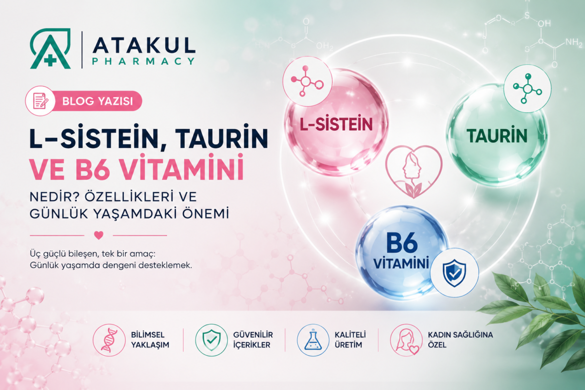 L-Sistein, Taurin ve B6 Vitamini