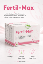 Fertil-Max İnositol Alfa Lipoik Asit Astaksantin Hayıt Ekstresi L-Arjinin Resveratrol ve Vitamin İçeren Takviye Edici Gıda 30 Saşe - Görsel 3