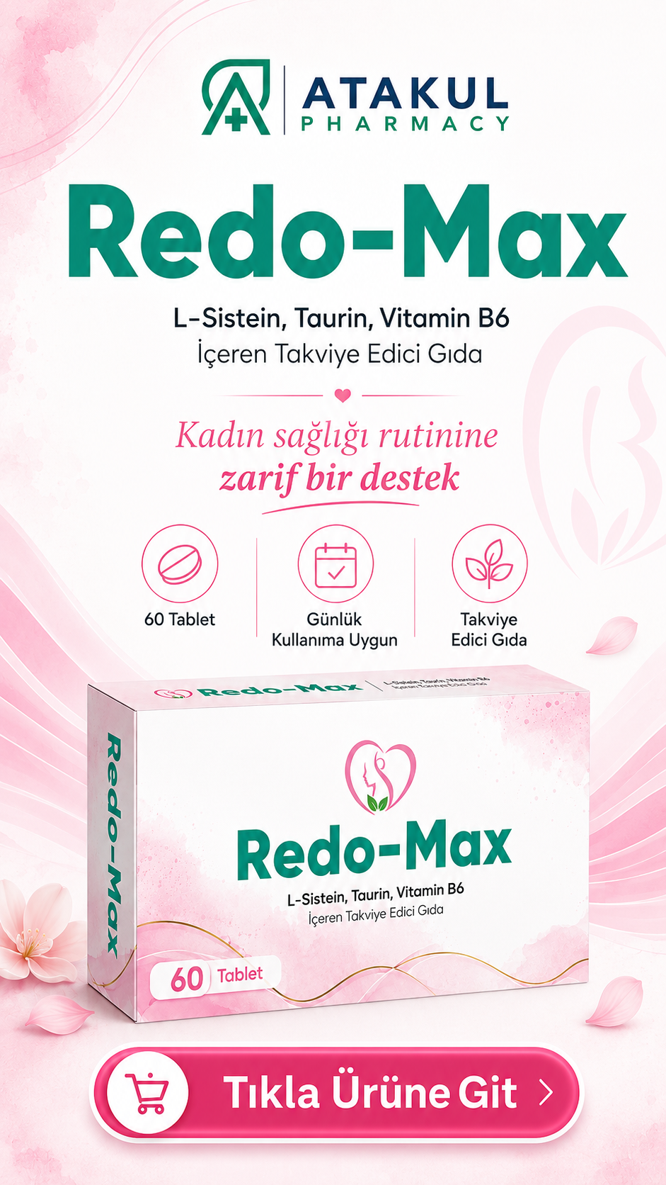 Atakul Pharmacy Redo-Max Dikey Banner